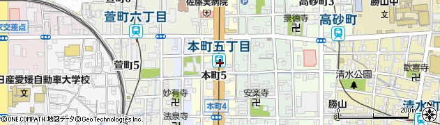 本町５丁目駅周辺の地図