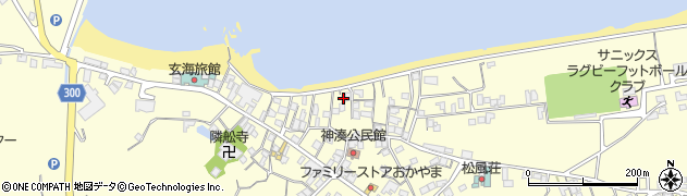 福岡県宗像市神湊1241周辺の地図