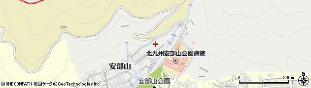福岡県北九州市小倉南区安部山13周辺の地図