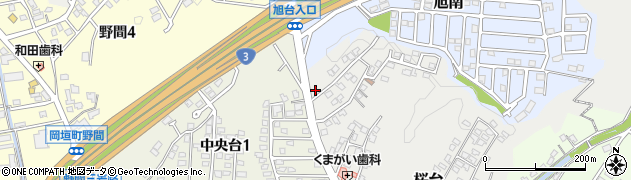 福岡県遠賀郡岡垣町桜台16-1周辺の地図