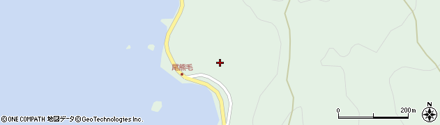 中国電力株式会社　上関寮周辺の地図