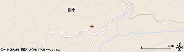 徳島県那賀町（那賀郡）出羽（原）周辺の地図