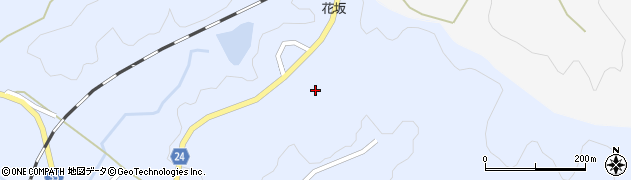 徳島県阿南市新野町（藤谷）周辺の地図
