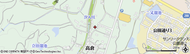 福岡県遠賀郡岡垣町高倉708-1周辺の地図