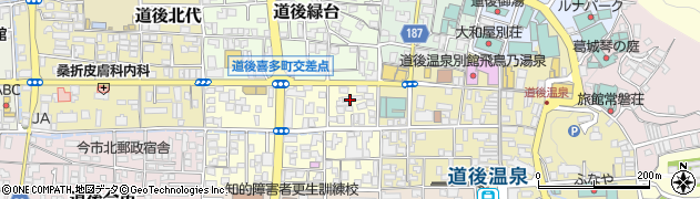 四国電力株式会社　道後荘周辺の地図