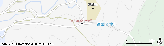 土井(高城小学校前)周辺の地図