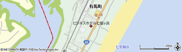 ビジネスホテル七里ヶ浜周辺の地図