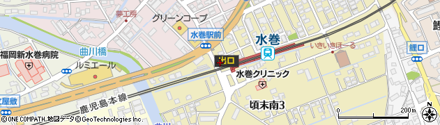 ＪＲ九州レンタカー＆パーキング水巻駅駐車場周辺の地図
