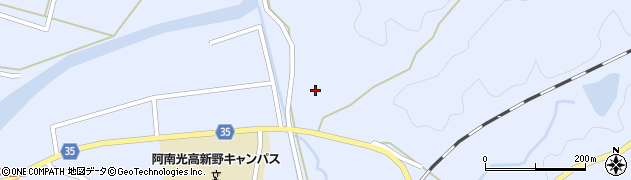 徳島県阿南市新野町葉池谷4周辺の地図