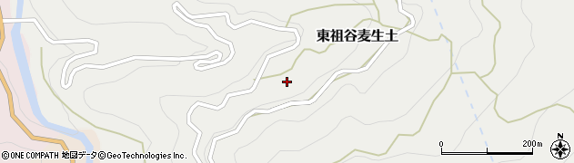 徳島県三好市東祖谷麦生土149周辺の地図