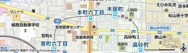 ＬＡＢＯ　松山店‐カーコーティング周辺の地図