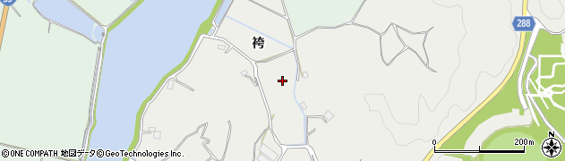 徳島県阿南市福井町袴周辺の地図