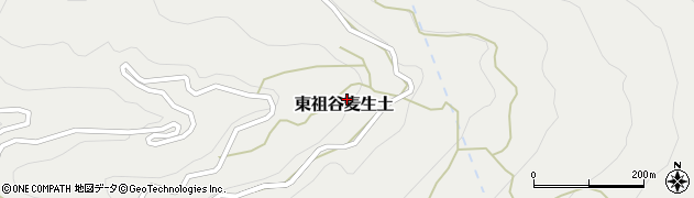 徳島県三好市東祖谷麦生土188周辺の地図