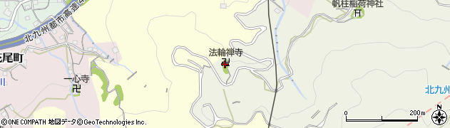 法輪禅寺周辺の地図