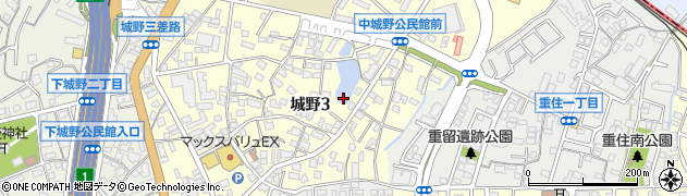 上城野公園周辺の地図