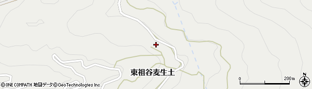 徳島県三好市東祖谷麦生土12周辺の地図
