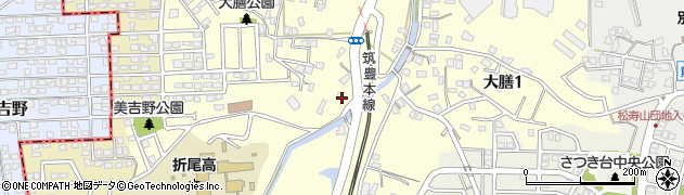 福岡県北九州市八幡西区大膳周辺の地図