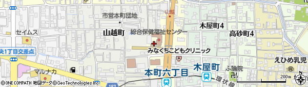 愛媛県　消防設備協会（一般財団法人）周辺の地図