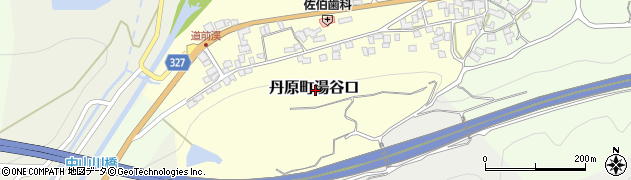 愛媛県西条市丹原町湯谷口周辺の地図