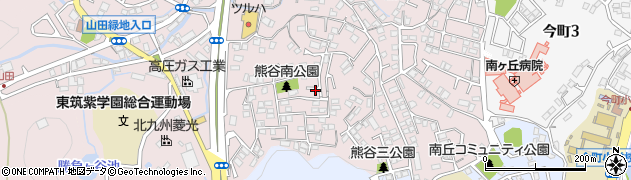 熊谷三丁目北公園周辺の地図