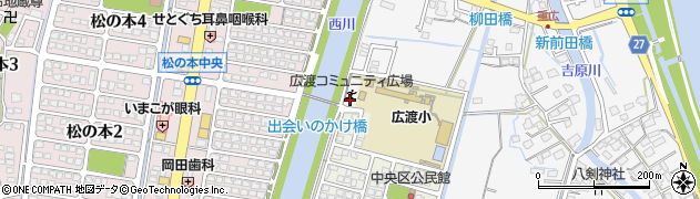 広渡コミュニティ広場周辺の地図