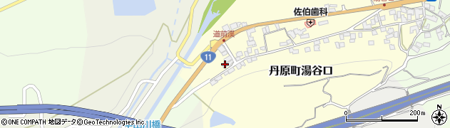 愛媛県西条市丹原町湯谷口317周辺の地図