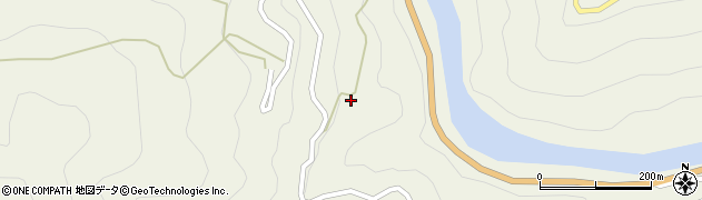 徳島県那賀町（那賀郡）掛盤（梶屋）周辺の地図