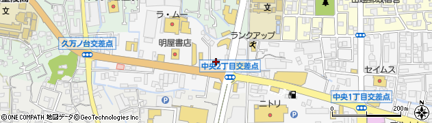 あしカラダ　松山中央通り店周辺の地図