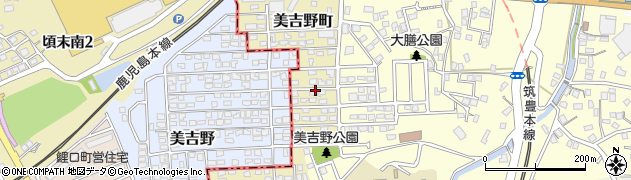 福岡県北九州市八幡西区美吉野町周辺の地図