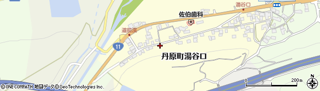 愛媛県西条市丹原町湯谷口355周辺の地図