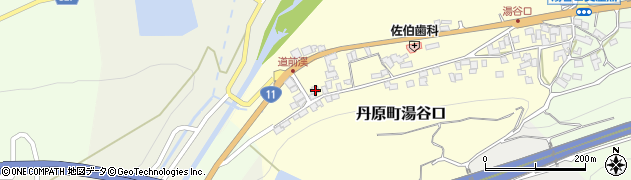 愛媛県西条市丹原町湯谷口314周辺の地図