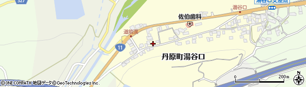 愛媛県西条市丹原町湯谷口307周辺の地図