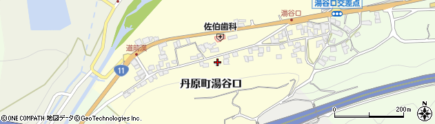愛媛県西条市丹原町湯谷口365周辺の地図