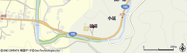 徳島県那賀町（那賀郡）中山（延清）周辺の地図
