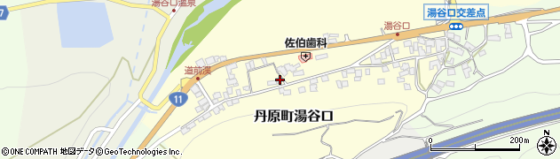 愛媛県西条市丹原町湯谷口364周辺の地図