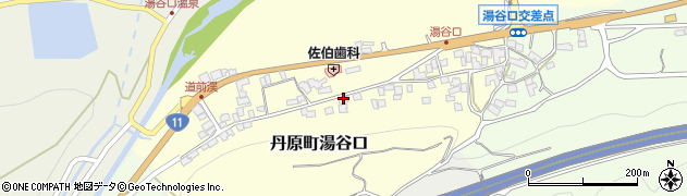 愛媛県西条市丹原町湯谷口378周辺の地図