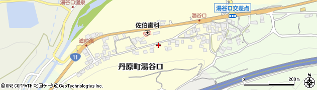 愛媛県西条市丹原町湯谷口380周辺の地図