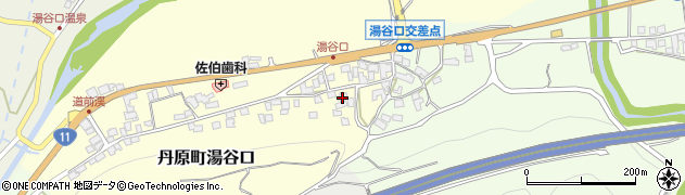 愛媛県西条市丹原町湯谷口420周辺の地図