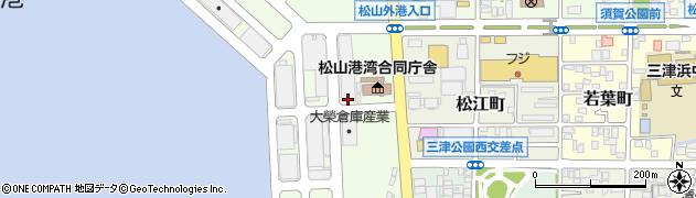 内海曳船株式会社　松山出張所周辺の地図