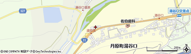 愛媛県西条市丹原町湯谷口305周辺の地図