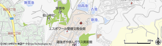 愛媛県松山市祝谷町周辺の地図