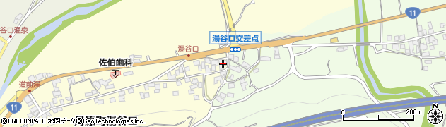 愛媛県西条市丹原町湯谷口217周辺の地図