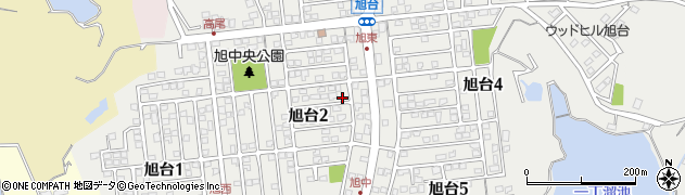 福岡県遠賀郡岡垣町旭台周辺の地図