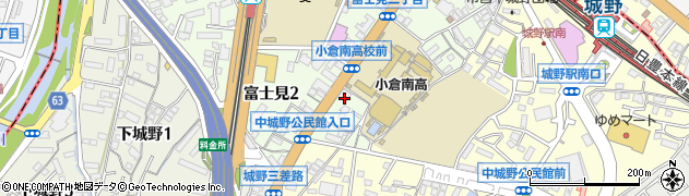 阿座上塾本部校周辺の地図