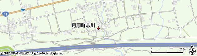 愛媛県西条市丹原町志川827周辺の地図