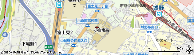 福岡県立小倉南高等学校周辺の地図