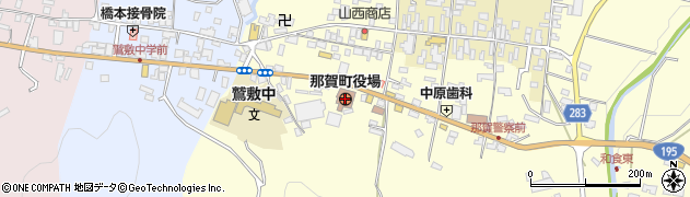 徳島県那賀町（那賀郡）周辺の地図