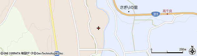 尾呂志川周辺の地図