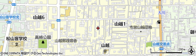 おそうじ本舗松山城西店周辺の地図