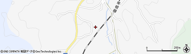 徳島県阿南市桑野町（花坂）周辺の地図
